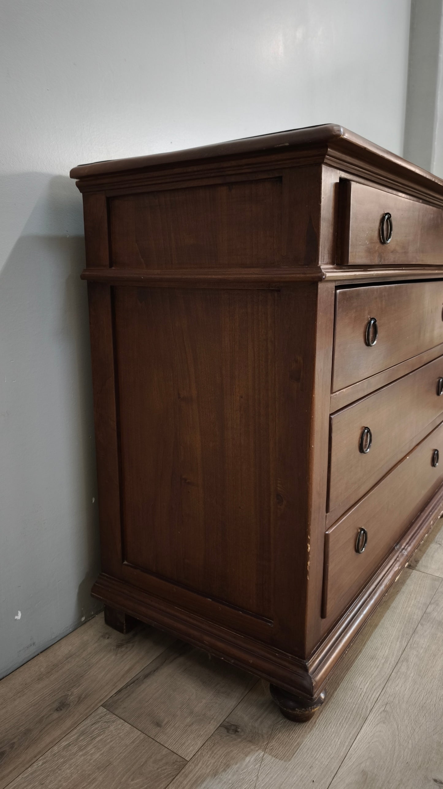 92201 Cassettiera in legno con 4 cassetti