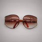 92203 Occhiali da sole Christian Dior 2250 rossi e oro