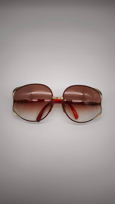 92203 Occhiali da sole Christian Dior 2250 rossi e oro