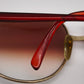 92203 Occhiali da sole Christian Dior 2250 rossi e oro