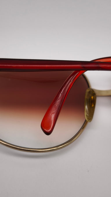 92203 Occhiali da sole Christian Dior 2250 rossi e oro
