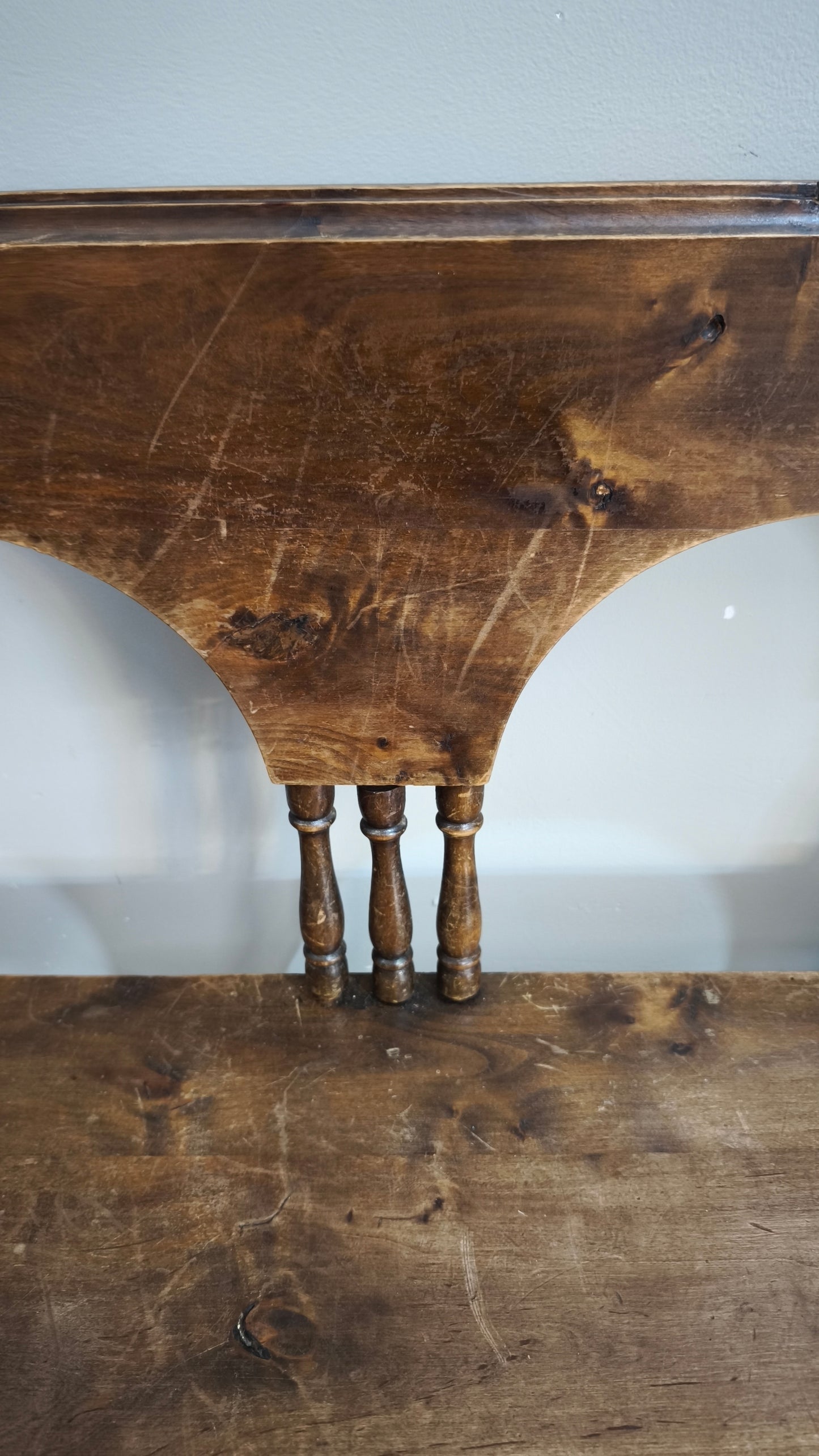 92200 Panca in legno massello con inserti in ferro