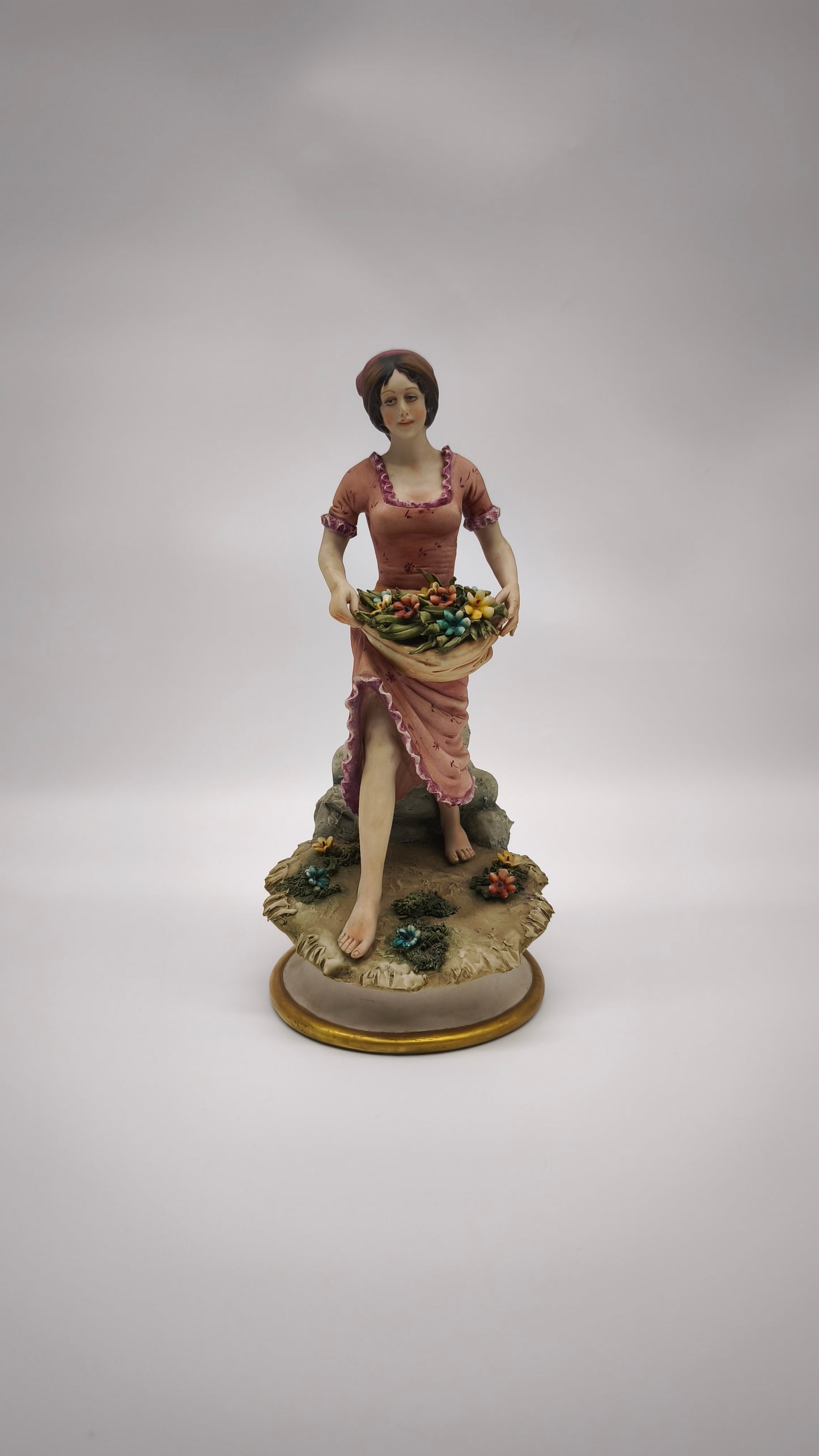 92273 Statuina Giacomo Leotti in ceramica di Capodimonte