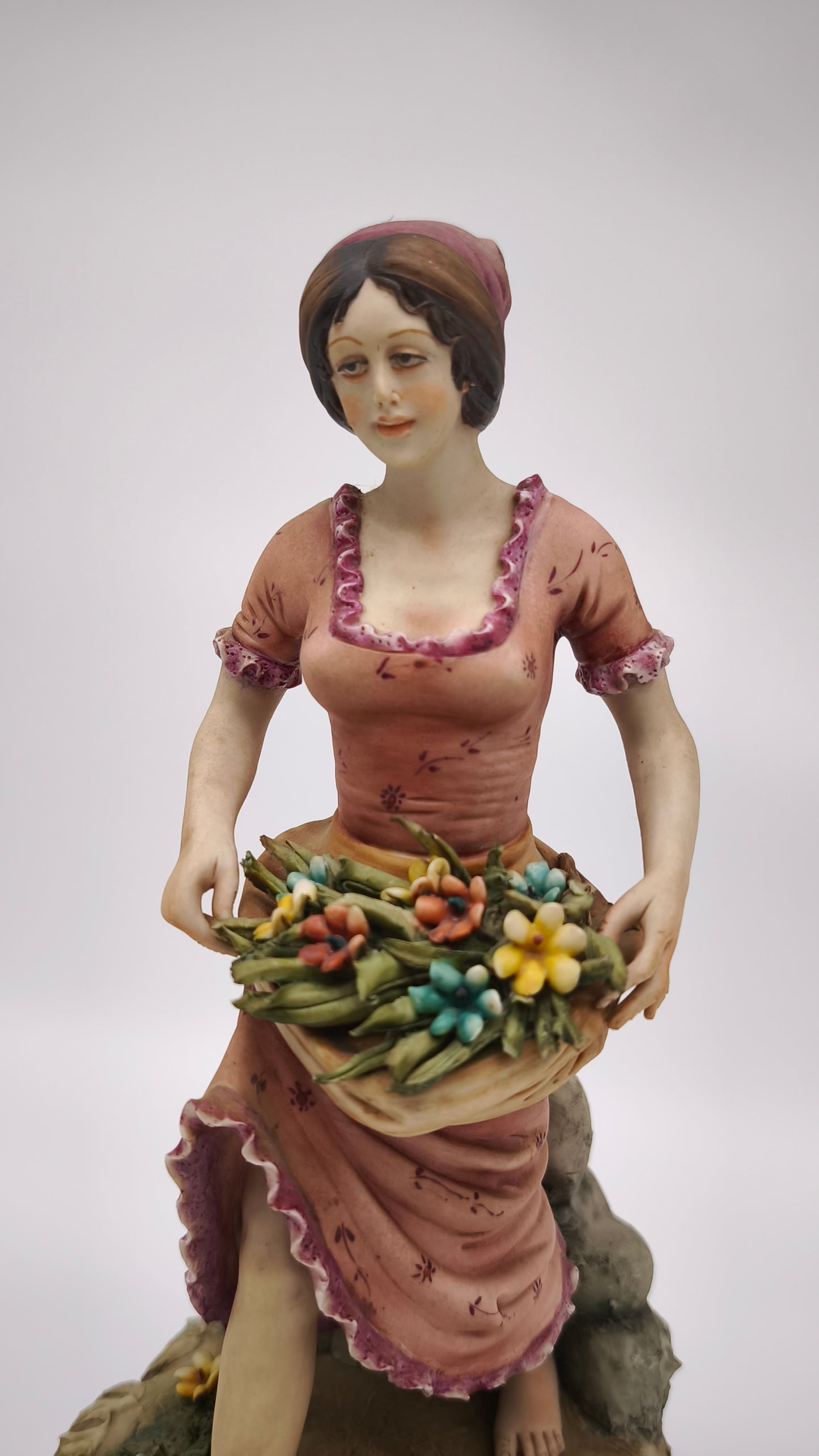 92273 Statuina Giacomo Leotti in ceramica di Capodimonte