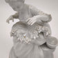 92221 Statuina in ceramica bianca Unter Weiss Bach