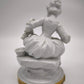 92221 Statuina in ceramica bianca Unter Weiss Bach