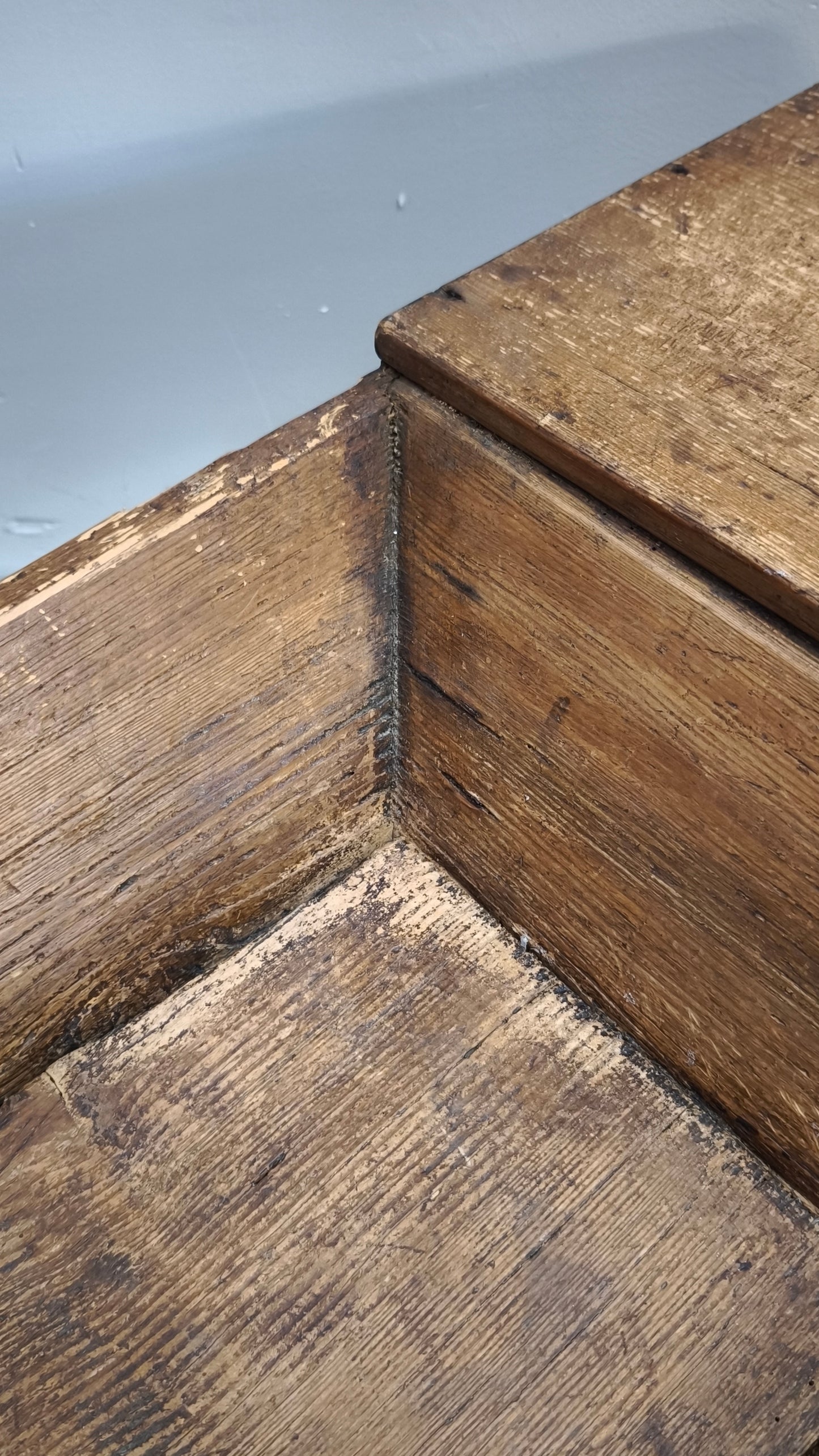 92260 Vecchia tavola siciliana in legno per impastare