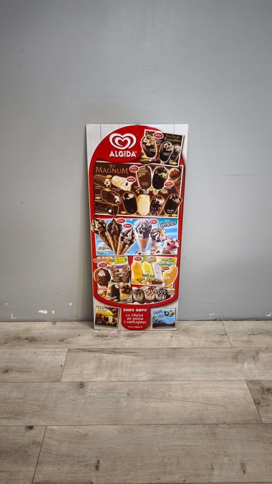 92279 Cartellone gelati Algida