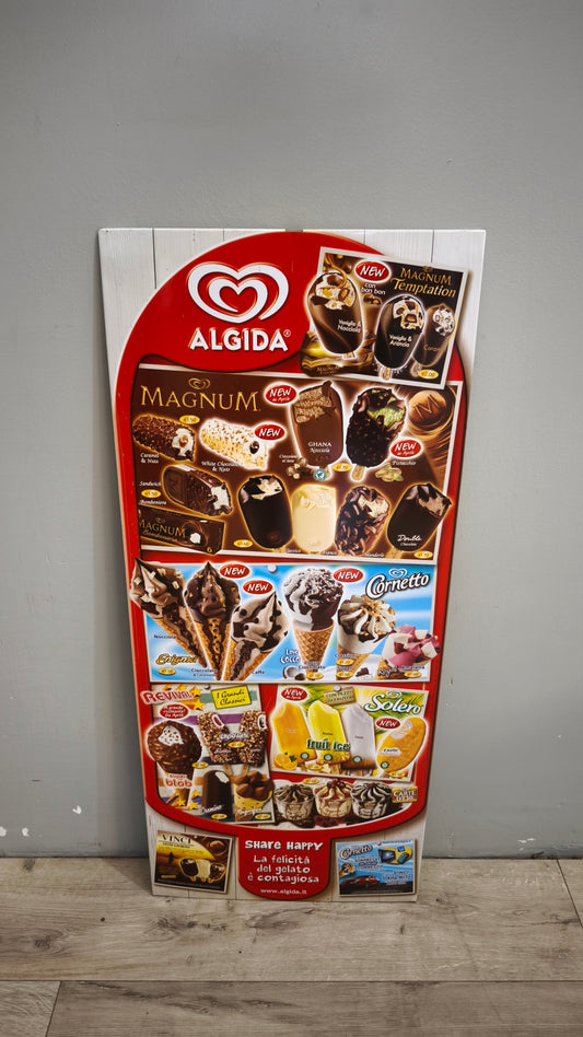 92279 Cartellone gelati Algida