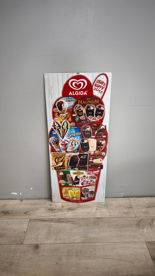 92279-3 Cartellone gelati Algida