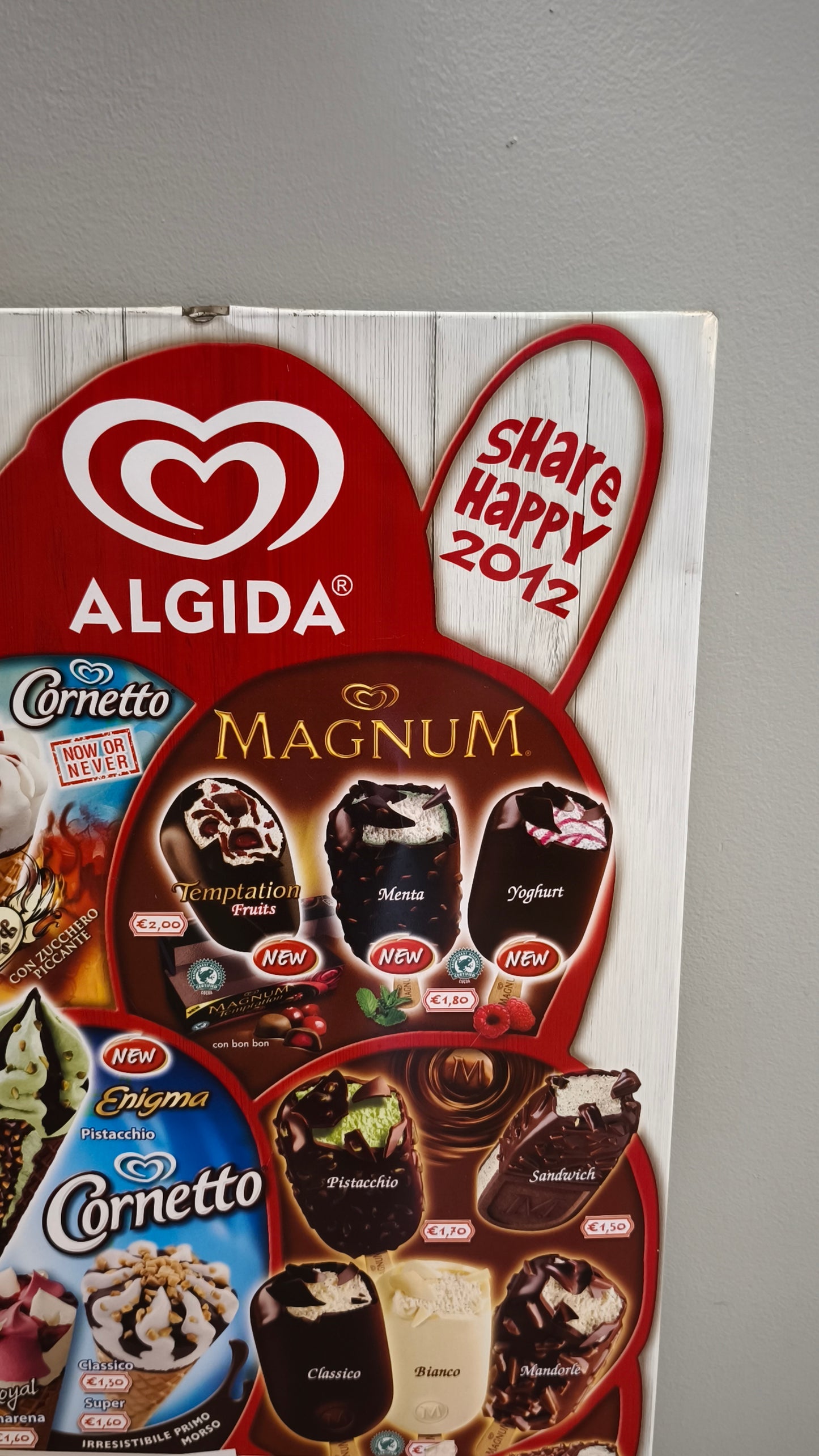 92279-3 Cartellone gelati Algida