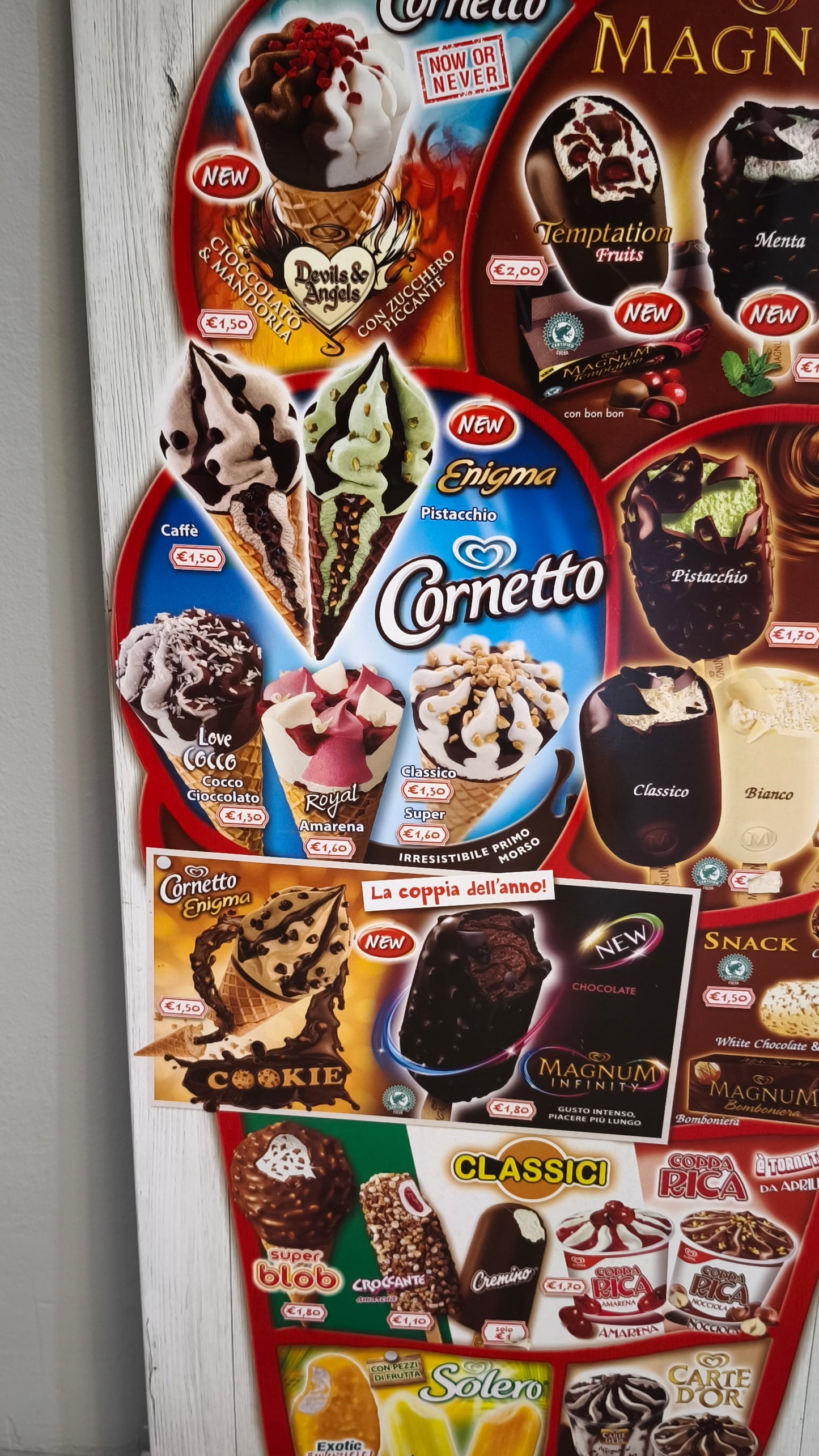 92279-3 Cartellone gelati Algida
