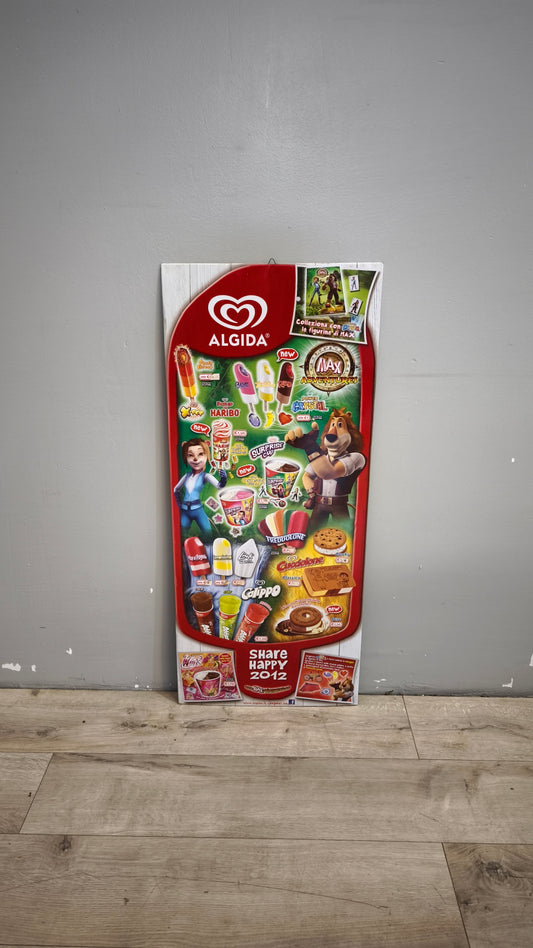 92279-4 Cartellone gelati Algida