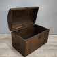 92235 Baule bombato in legno