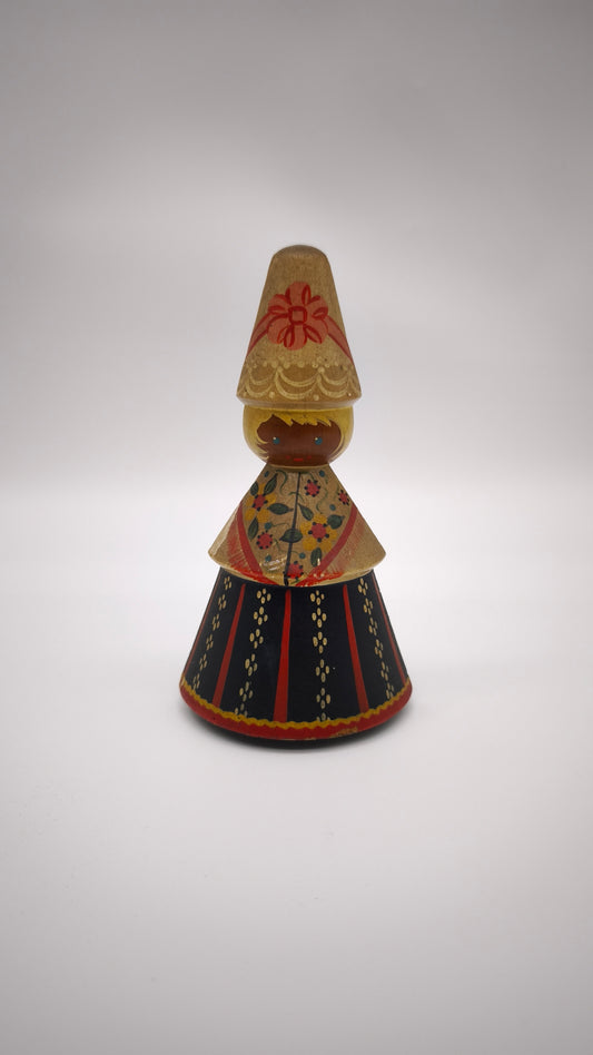 91330 Bambolina russa in legno Salvofolk (bionda)
