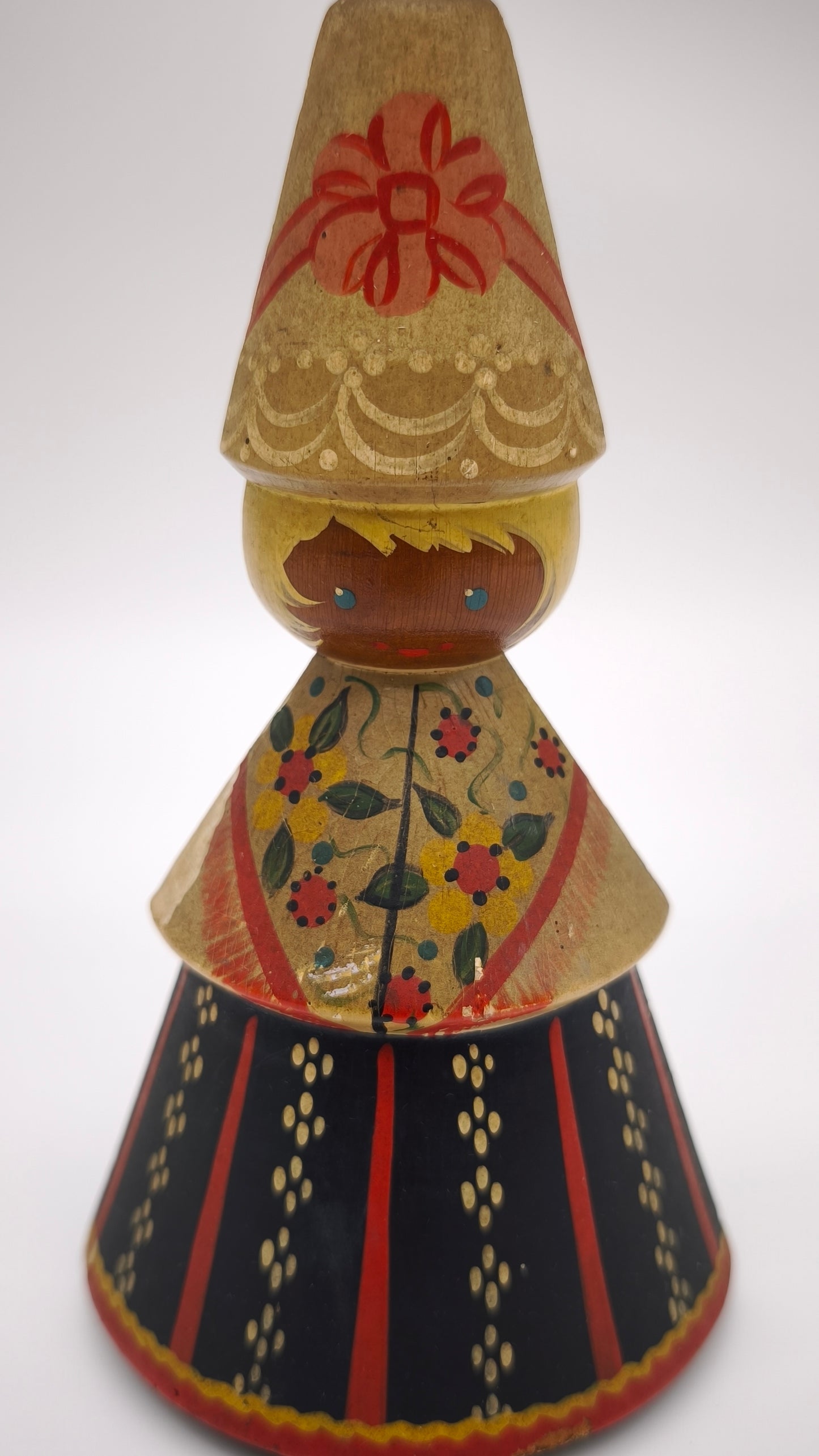 91330 Bambolina russa in legno Salvofolk (bionda)