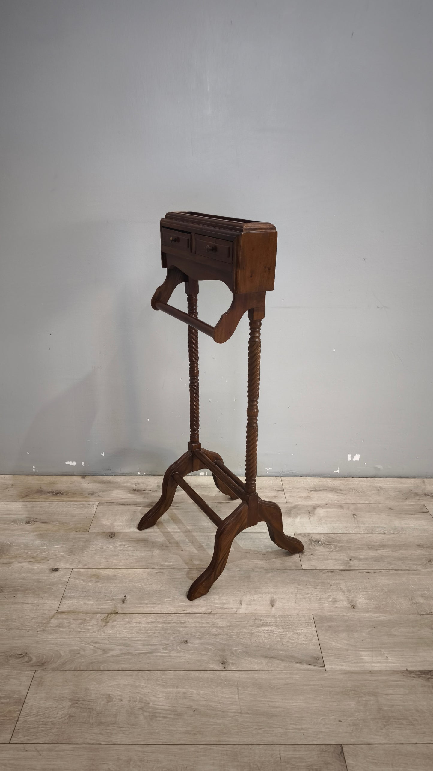 92317 Servo muto etnico Outlet in legno massello di mogano