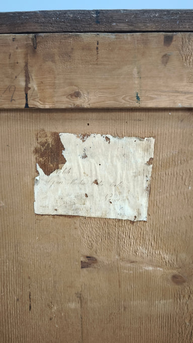 91818 Cassettiera in legno massello con tiretto