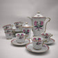92314 Servizio da caffè per 8 persone Limoges L. Bernardaud 'Les deux roses'