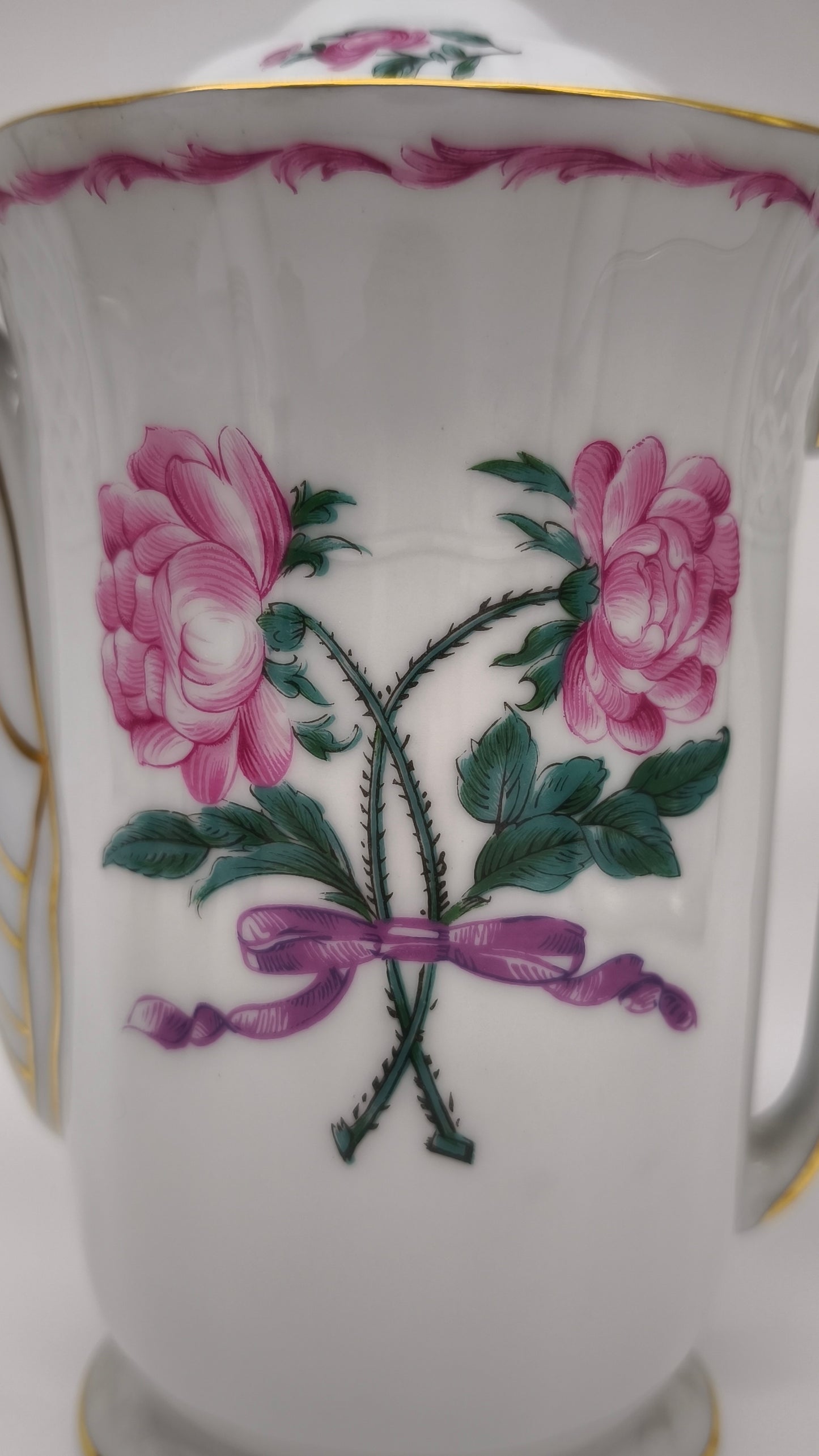 92314 Servizio da caffè per 8 persone Limoges L. Bernardaud 'Les deux roses'
