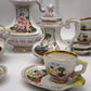 92313 Servizio da caffè per 6 persone in ceramica Capodimonte