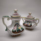 92313 Servizio da caffè per 6 persone in ceramica Capodimonte