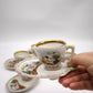 92313 Servizio da caffè per 6 persone in ceramica Capodimonte