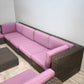 92365 Divano modulare Ethimo Cube con tavolo e pouf