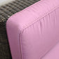 92365 Divano modulare Ethimo Cube con tavolo e pouf