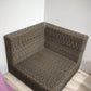 92365 Divano modulare Ethimo Cube con tavolo e pouf