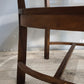 92367 Poltroncina a pozzetto con struttura in legno e seduta in paglia di Vienna