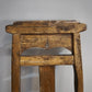 92370 Coppia di antiche sedie basse rustiche marchiate "Chen Kaizong" (Stile Wabi-Sabi)