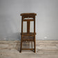 92370 Coppia di antiche sedie basse rustiche marchiate "Chen Kaizong" (Stile Wabi-Sabi)