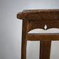 92370 Coppia di antiche sedie basse rustiche marchiate "Chen Kaizong" (Stile Wabi-Sabi)