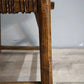 92370 Coppia di antiche sedie basse rustiche marchiate "Chen Kaizong" (Stile Wabi-Sabi)