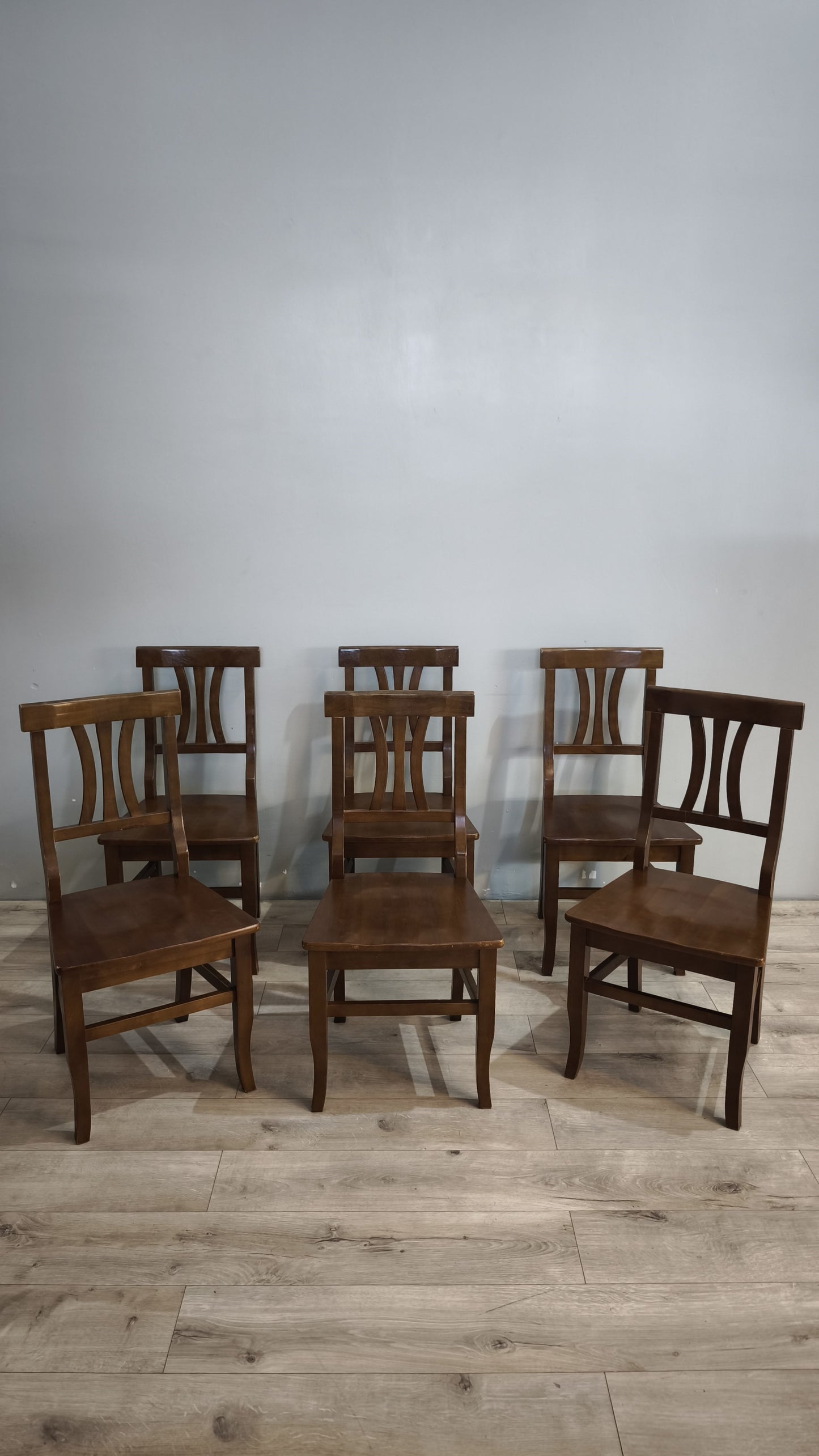 92338 Set n 6 sedie in legno