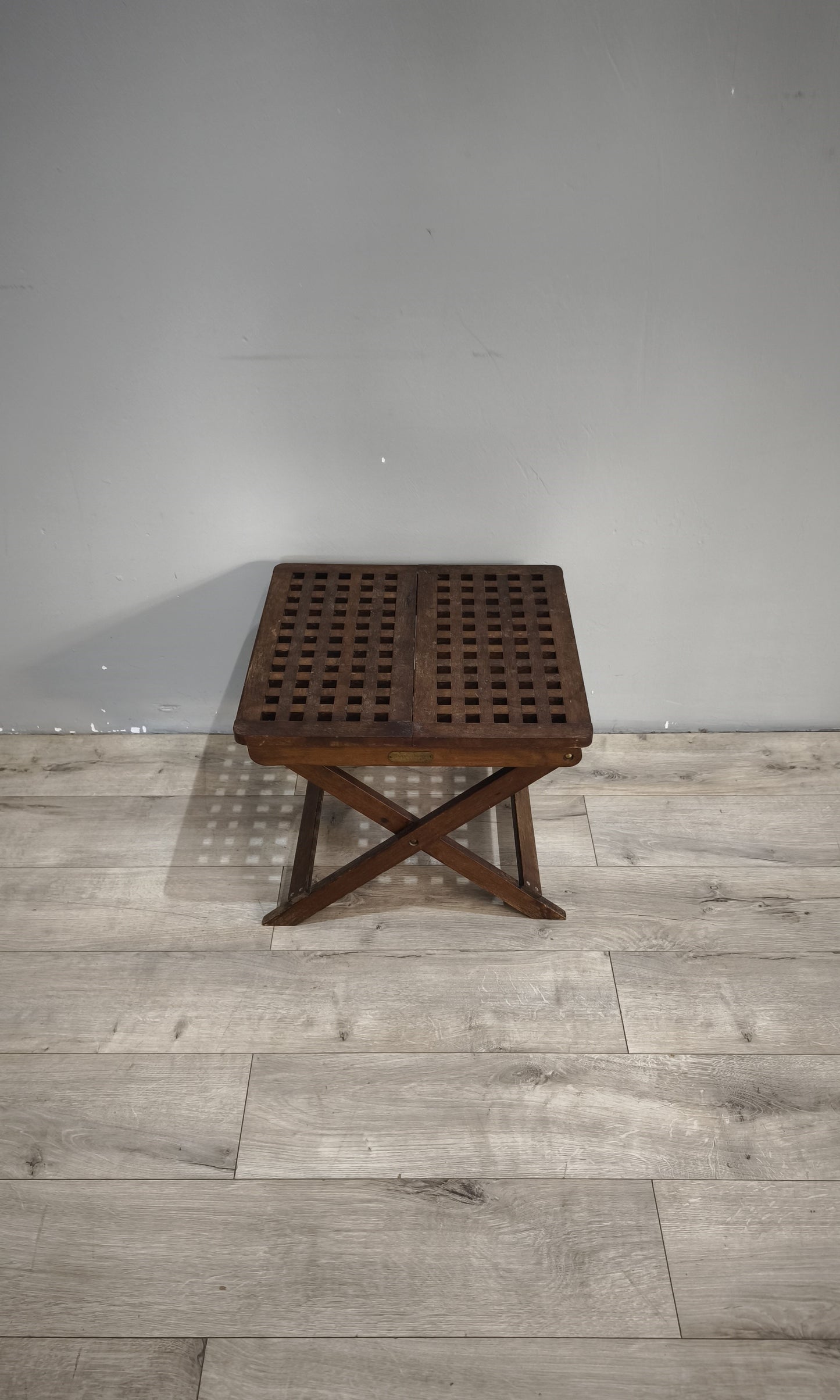 92369 Tavolino da salotto pieghevole in legno di teak