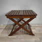 92369 Tavolino da salotto pieghevole in legno di teak