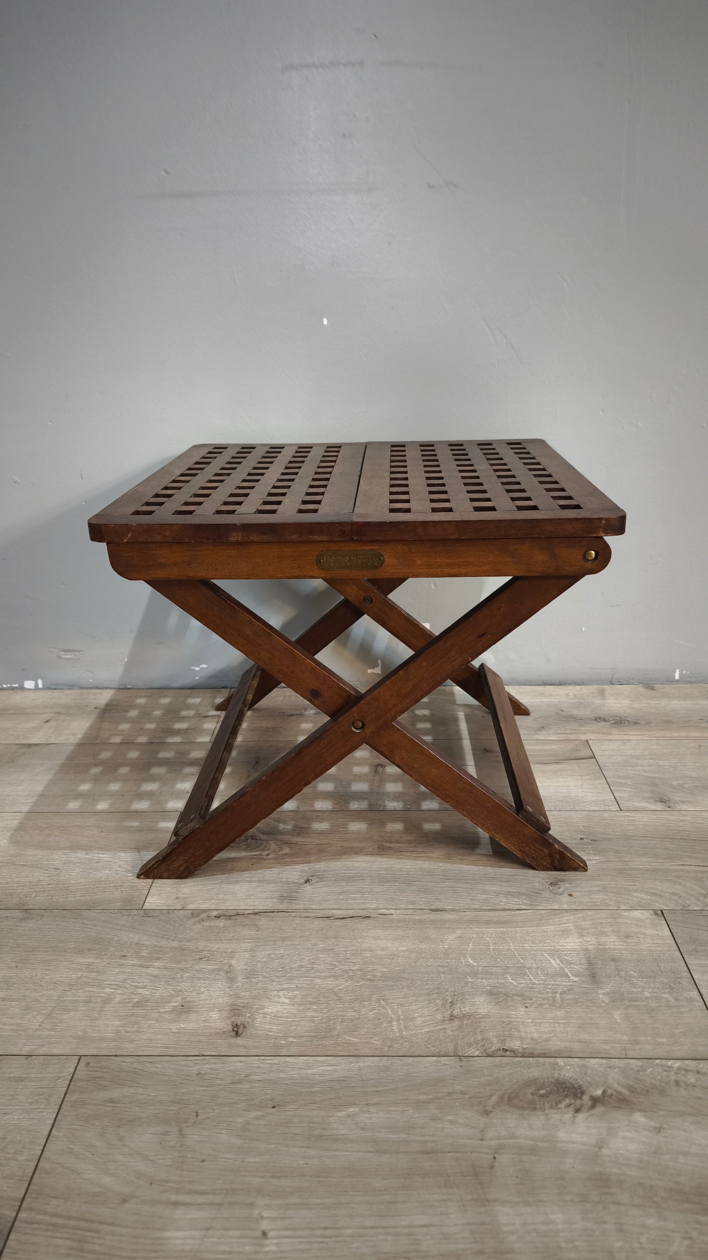 92369 Tavolino da salotto pieghevole in legno di teak