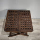 92369 Tavolino da salotto pieghevole in legno di teak