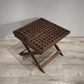 92369 Tavolino da salotto pieghevole in legno di teak
