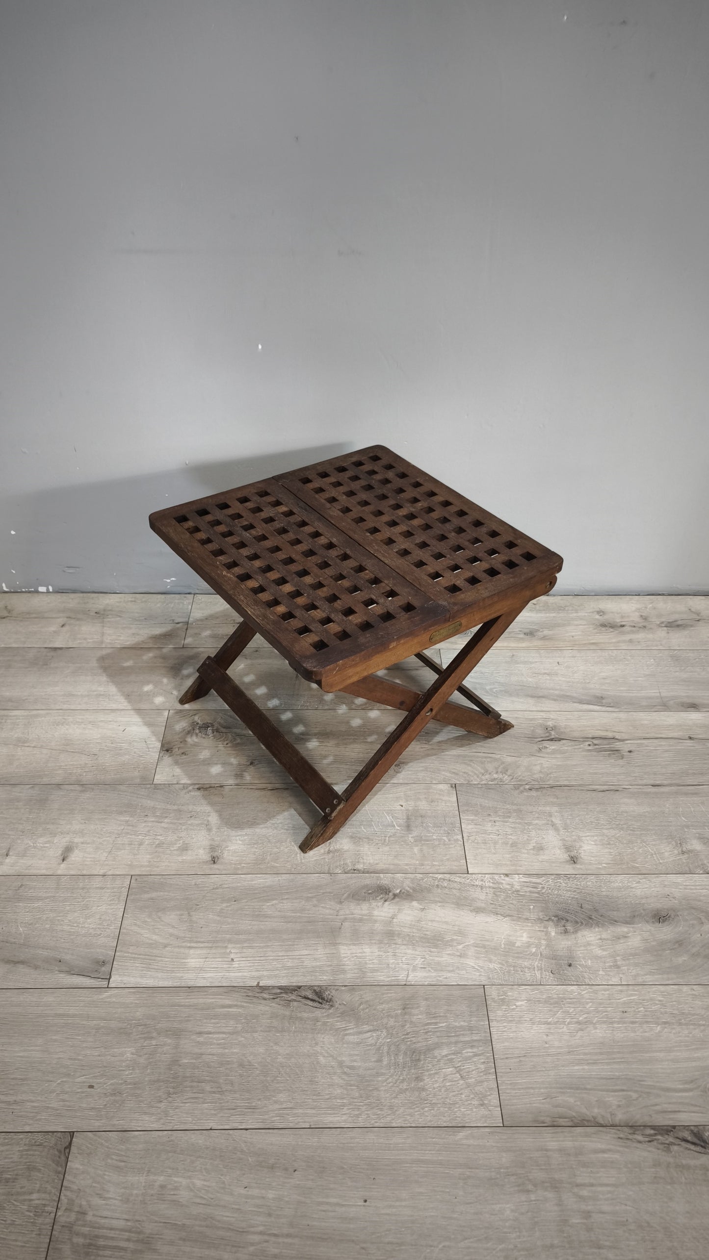 92369 Tavolino da salotto pieghevole in legno di teak