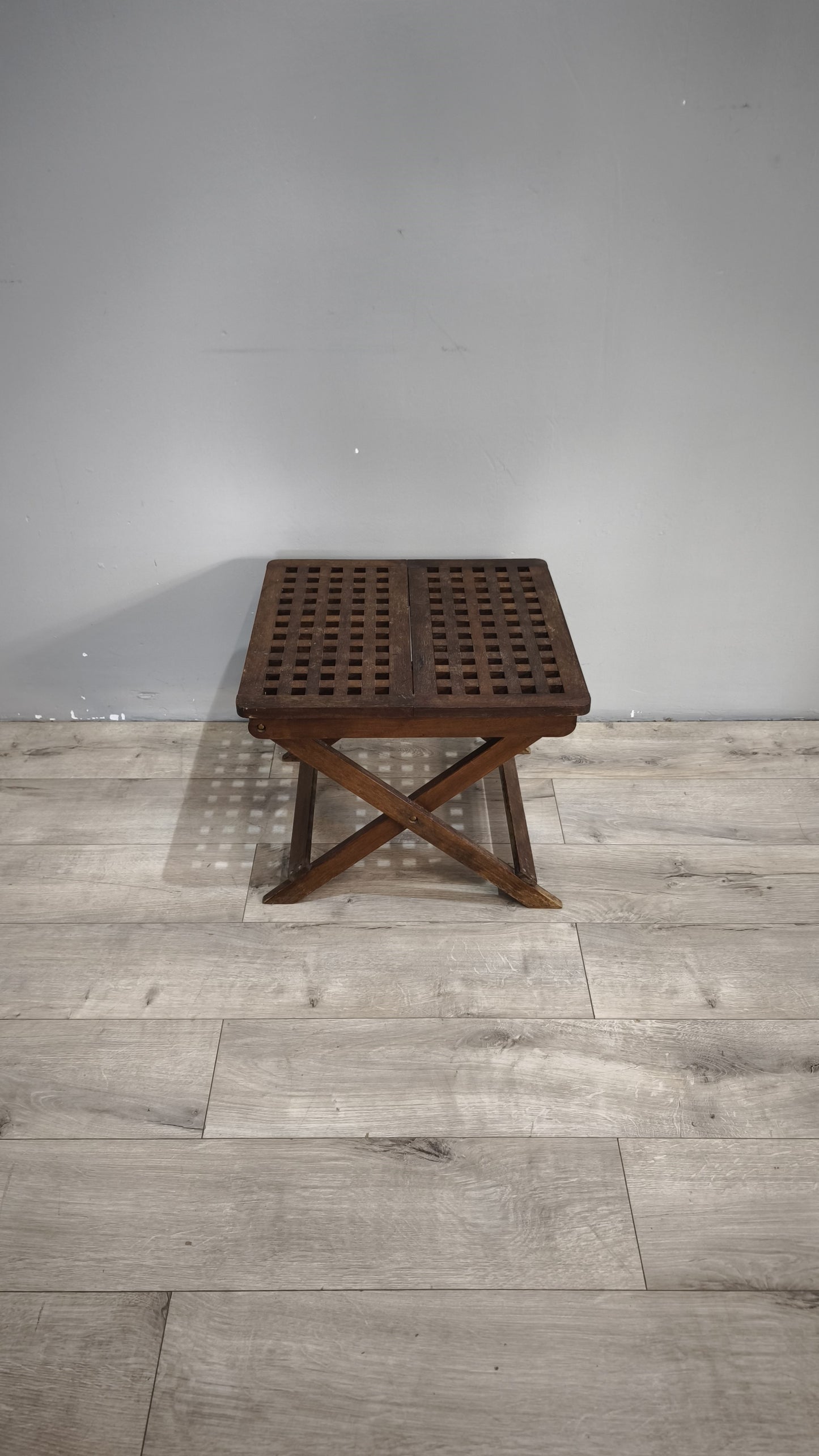92369 Tavolino da salotto pieghevole in legno di teak