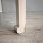 92374 Console orientale con base bianca e piano in legno