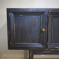 92380 Credenza quattro sportelli dipinta con piano in legno