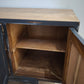 92380 Credenza quattro sportelli dipinta con piano in legno
