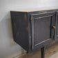 92380 Credenza quattro sportelli dipinta con piano in legno