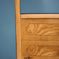92381 Highboard in legno con sportelli dipinti e pomelli in vetro