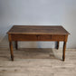 92419 Tavolo rustico in legno con cassetto frontale