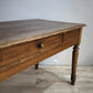 92419 Tavolo rustico in legno con cassetto frontale